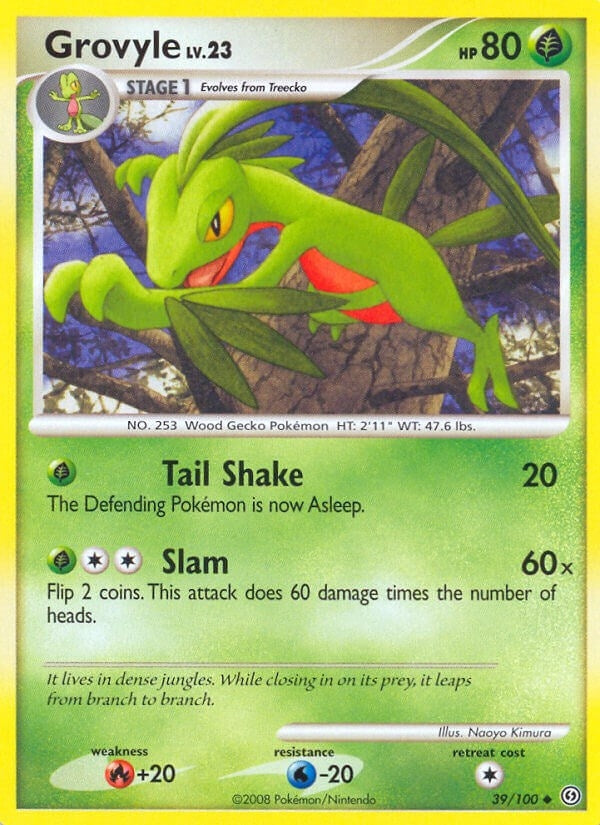 Image for Grovyle (39/100) (Stormfront) - Pokemon