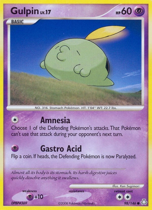 Image for Gulpin (98/146) (Legends Awakened) - Pokemon