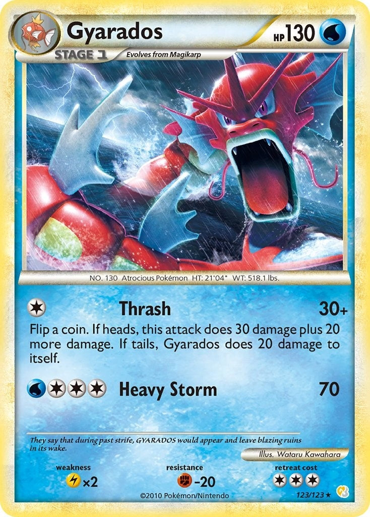 Image for Gyarados (Red) (123/123) (HeartGold SoulSilver) - Pokemon