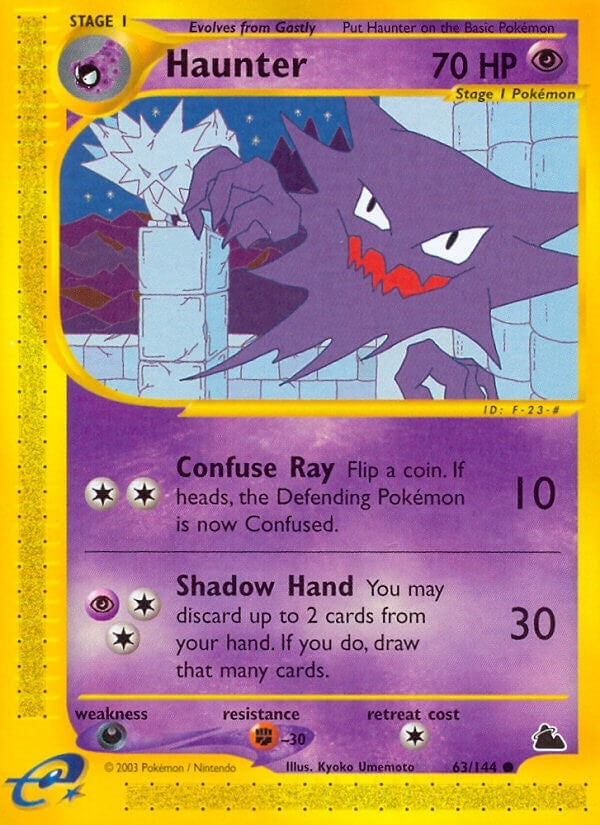 Image for Haunter (063/144) (Skyridge) - Pokemon