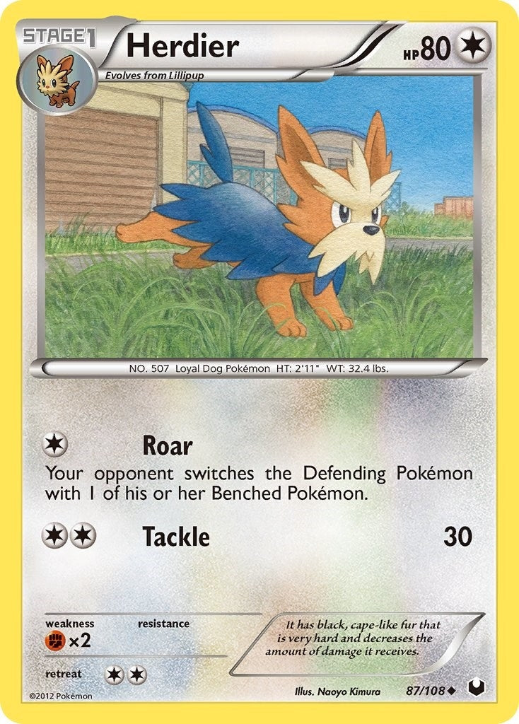 Image for Herdier (87/108) (Dark Explorers) - Pokemon