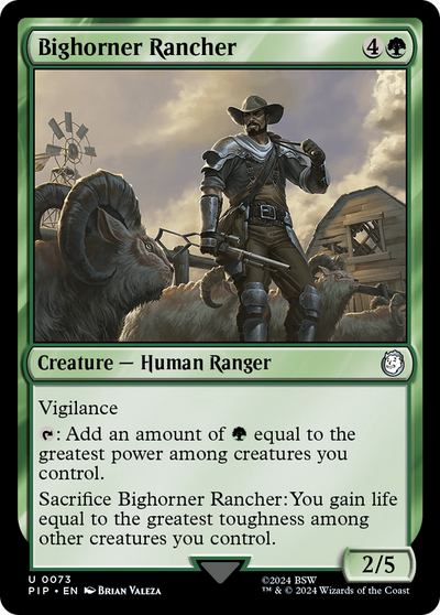 Bighorner Rancher (73) (Universes Beyond: Fallout)