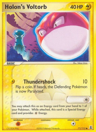 Holon's Voltorb (71/113) (Delta Species)