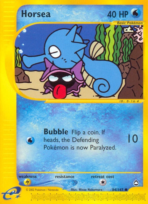 Image for Horsea (84) (084/147) (Aquapolis) - Pokemon