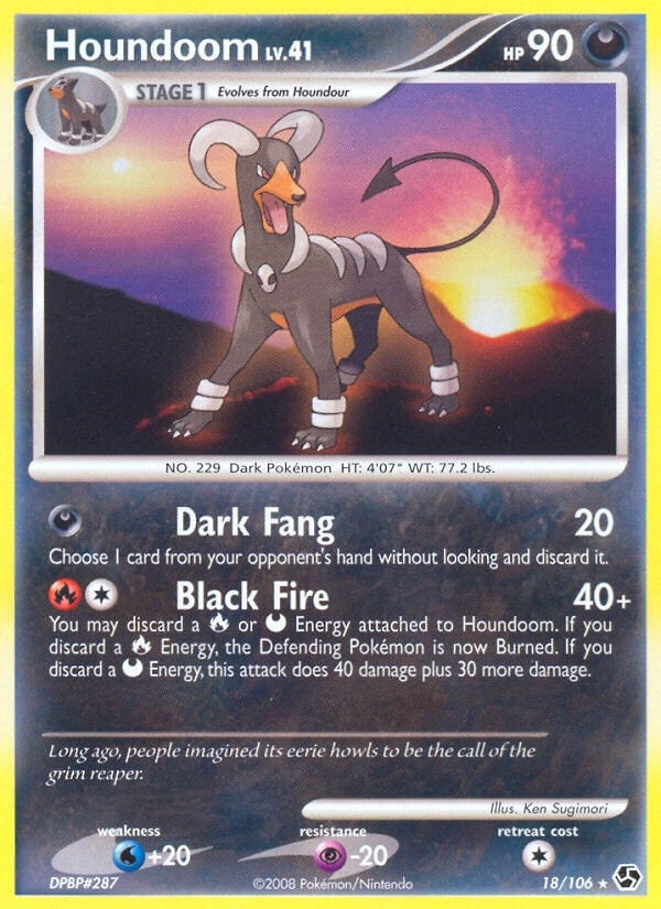 Image for Houndoom (18/106) (Great Encounters) - Pokemon