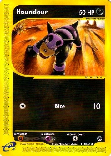 Image for Houndour (113/165) (Expedition) - Pokemon