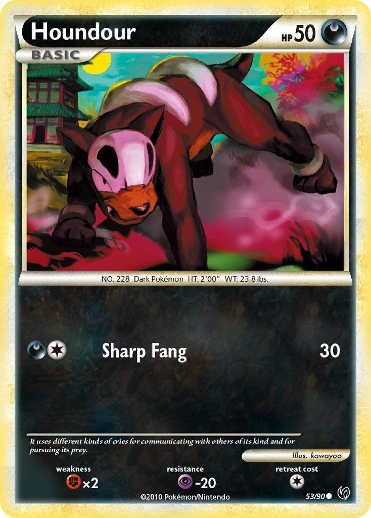 Image for Houndour (53) (53/90) (Undaunted) - Pokemon