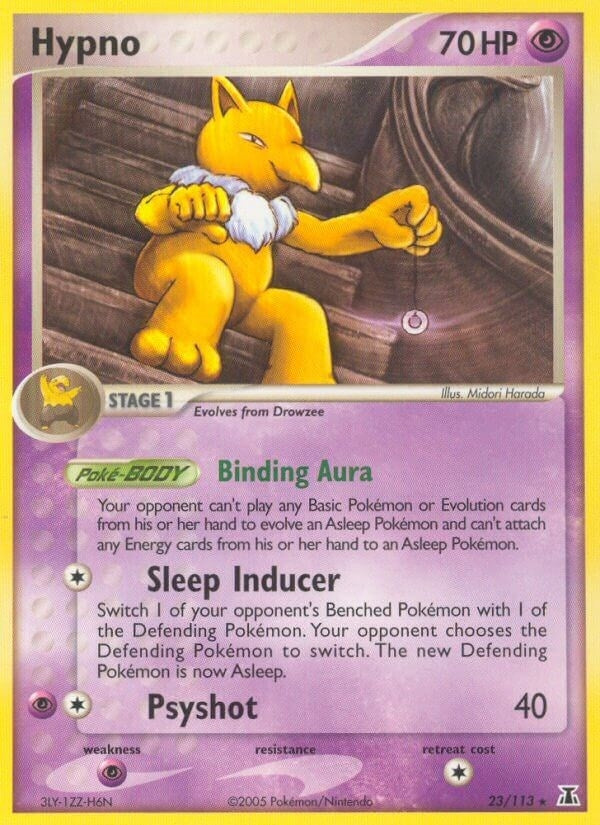 Image for Hypno (23/113) (Delta Species) - Pokemon