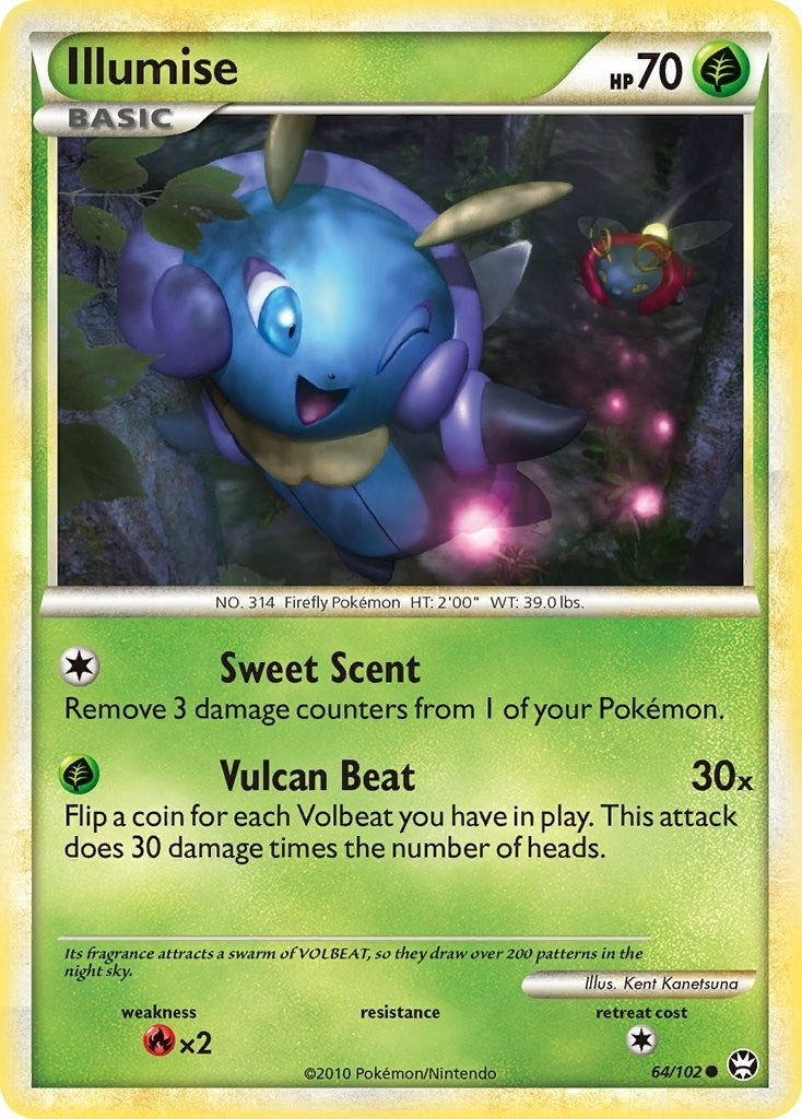 Image for Illumise (64/102) (Triumphant) - Pokemon