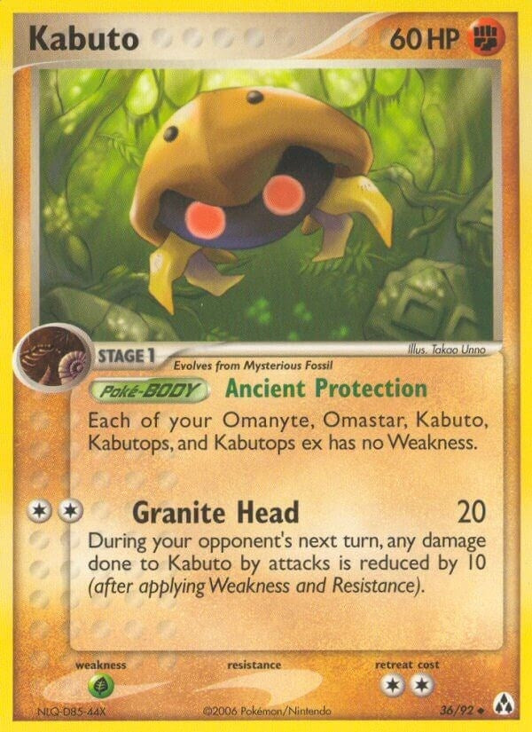 Image for Kabuto (36/92) (Legend Maker) - Pokemon