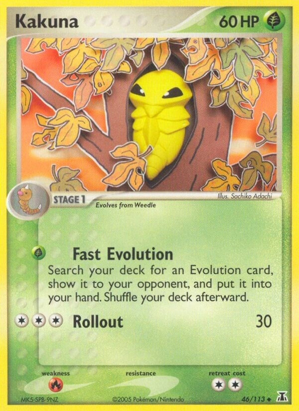 Image for Kakuna (46/113) (Delta Species) - Pokemon