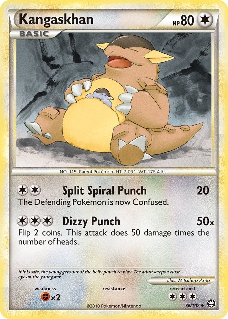 Image for Kangaskhan (36/102) (Triumphant) - Pokemon
