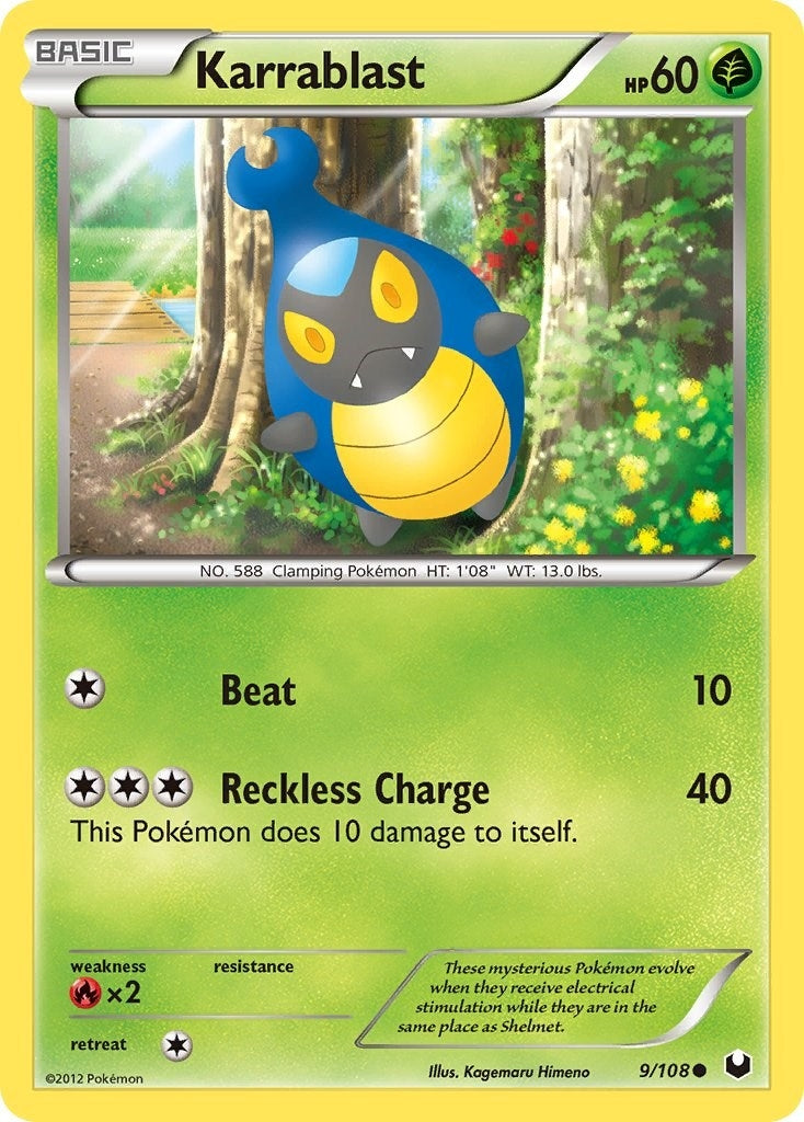 Image for Karrablast (9/108) (Dark Explorers) - Pokemon