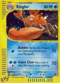 Image for Kingler (15) (015/165) (Expedition) - Pokemon