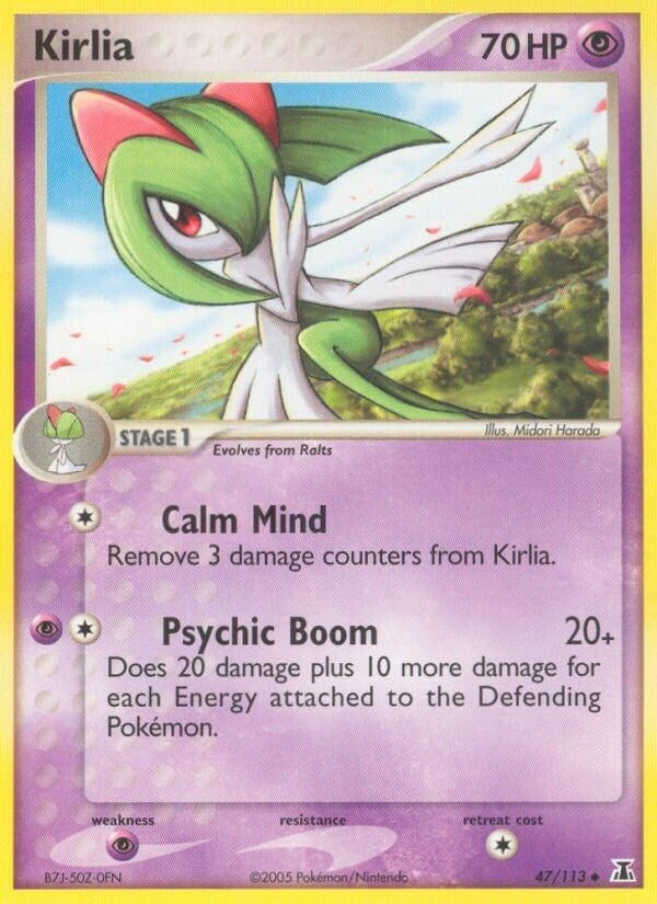Image for Kirlia (47/113) (Delta Species) - Pokemon