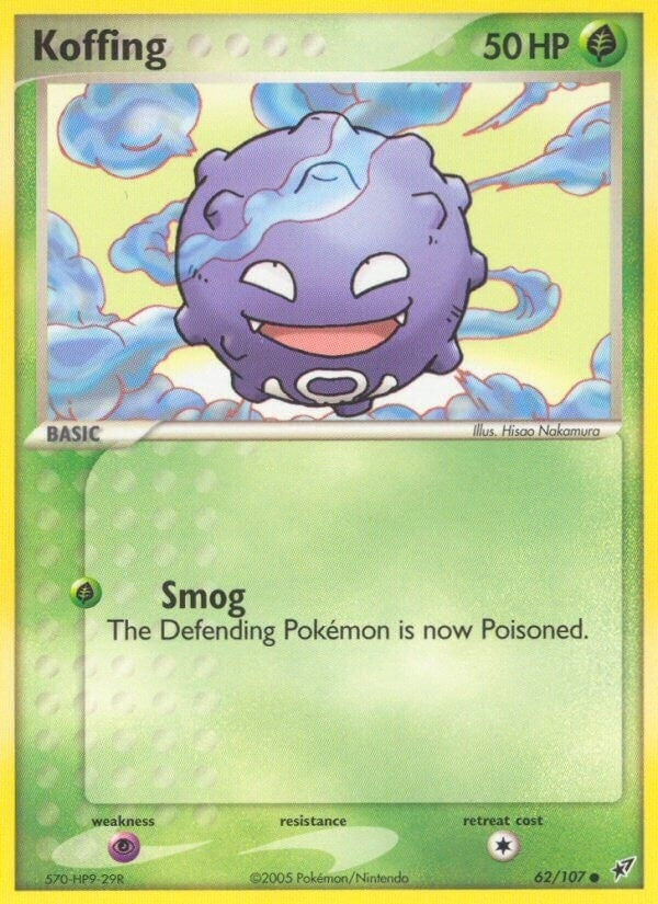 Image for Koffing (62/107) (Deoxys) - Pokemon