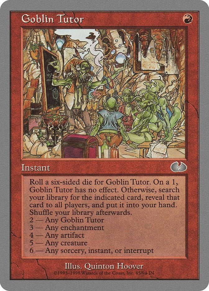 Goblin Tutor (45) (Unglued)