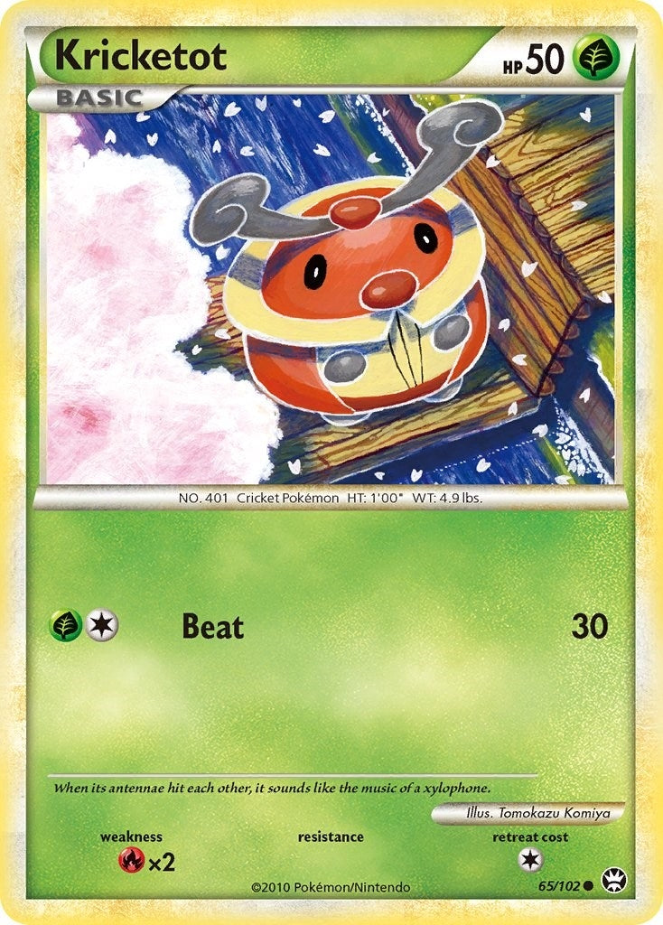 Image for Kricketot (65/102) (Triumphant) - Pokemon