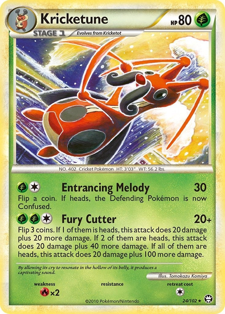Image for Kricketune (24/102) (Triumphant) - Pokemon