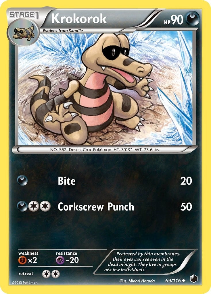 Image for Krokorok (69/116) (Plasma Freeze) - Pokemon