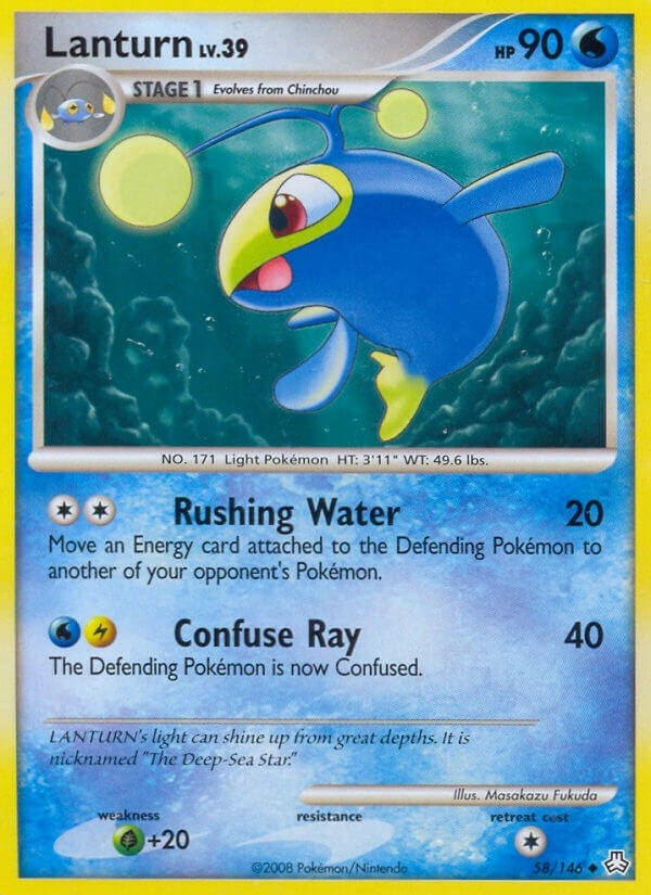 Image for Lanturn (58) (58/146) (Legends Awakened) - Pokemon