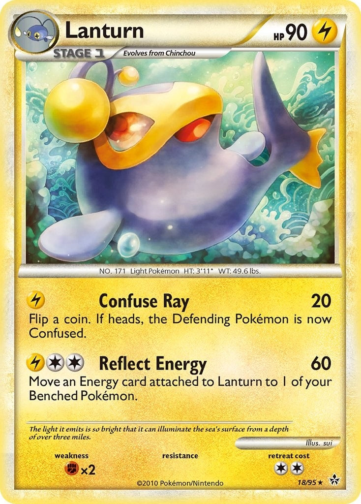 Image for Lanturn (18/95) (Unleashed) - Pokemon