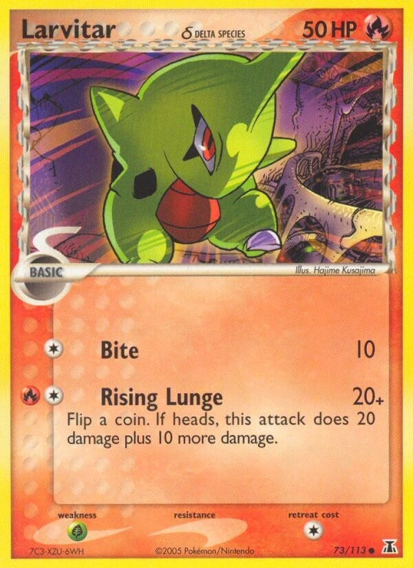 Image for Larvitar (Delta Species) (73/113) (Delta Species) - Pokemon