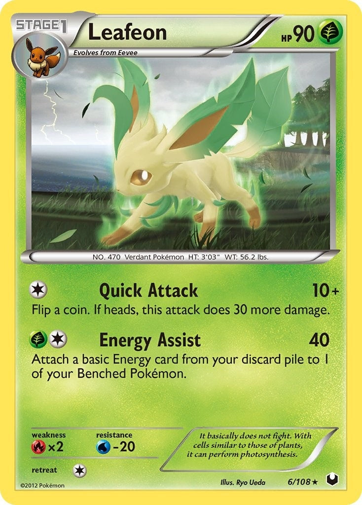 Image for Leafeon (6/108) (Dark Explorers) - Pokemon