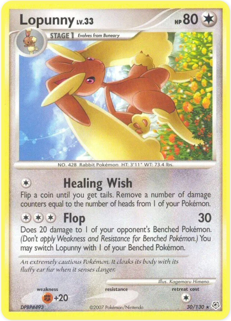 Image for Lopunny (30/130) (Diamond and Pearl) - Pokemon