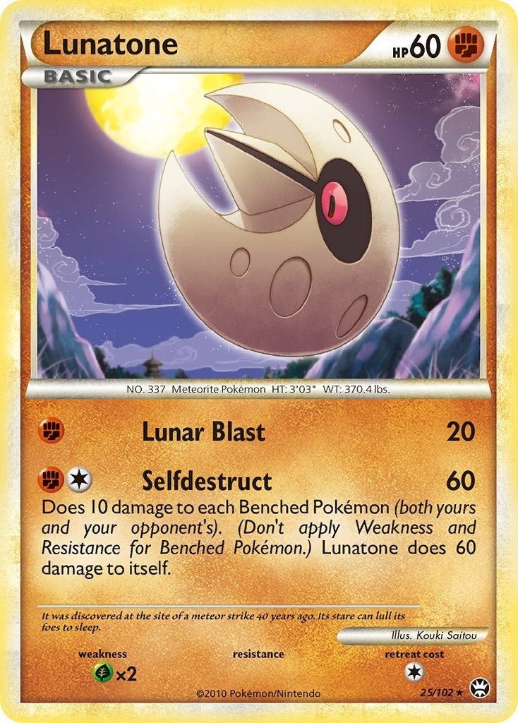 Image for Lunatone (25/102) (Triumphant) - Pokemon