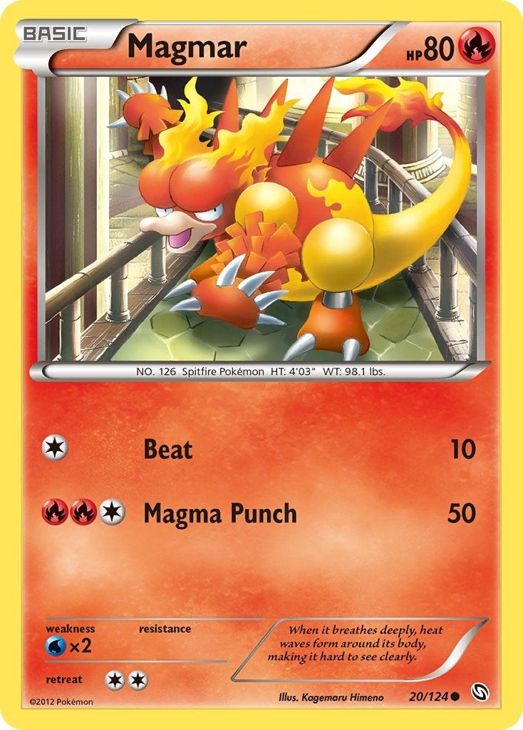 Image for Magmar (20/124) (Dragons Exalted) - Pokemon