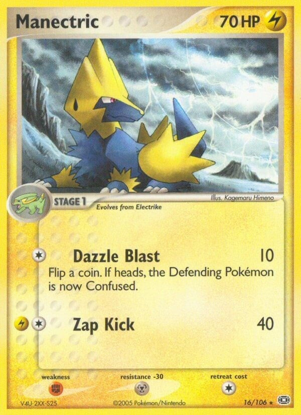 Image for Manectric (16/106) (Emerald) - Pokemon