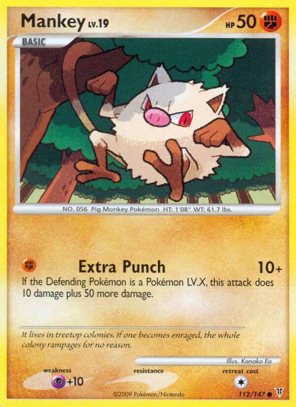 Image for Mankey (112) (Supreme Victors) - Pokemon