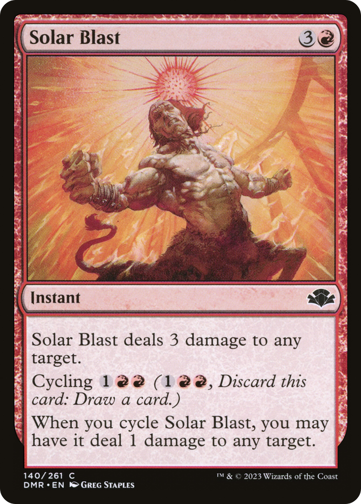 Solar Blast (DMR-140) - Dominaria Remastered