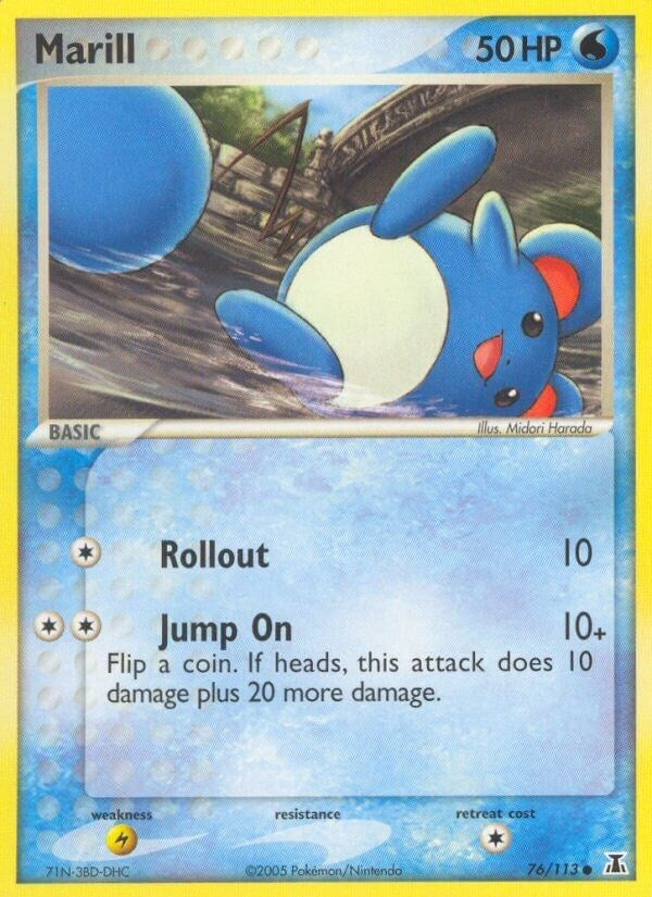 Image for Marill (76/113) (Delta Species) - Pokemon