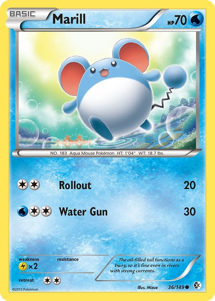 Image for Marill (36/149) (Boundaries Crossed) - Pokemon
