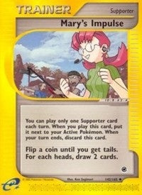 Image for Mary's Impulse (142/165) (Expedition) - Pokemon
