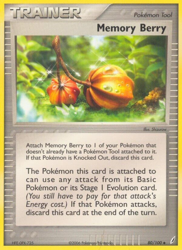 Image for Memory Berry (80/100) (Crystal Guardians) - Pokemon