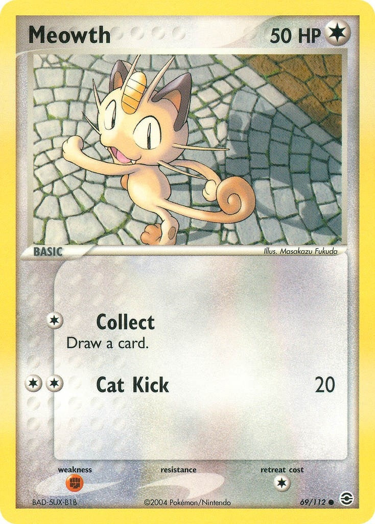 Image for Meowth (69/112) (FireRed & LeafGreen) - Pokemon