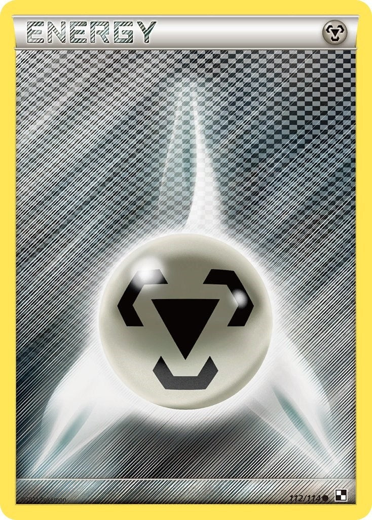 Image for Metal Energy (Basic) (112/114) (Black and White) - Pokemon
