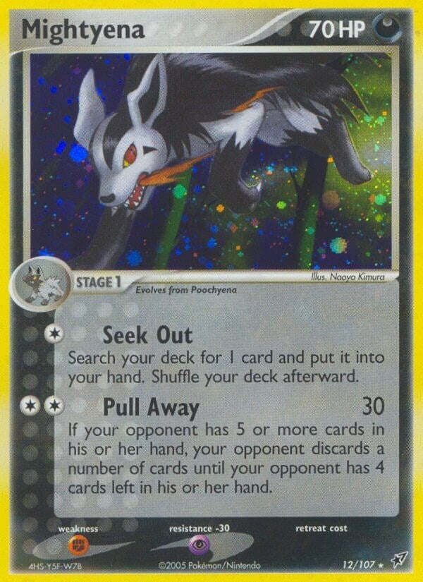 Image for Mightyena (12/107) (Deoxys) - Pokemon