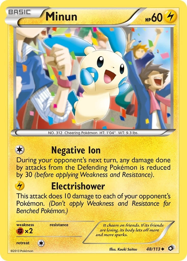 Image for Minun (48/113) (Legendary Treasures) - Pokemon