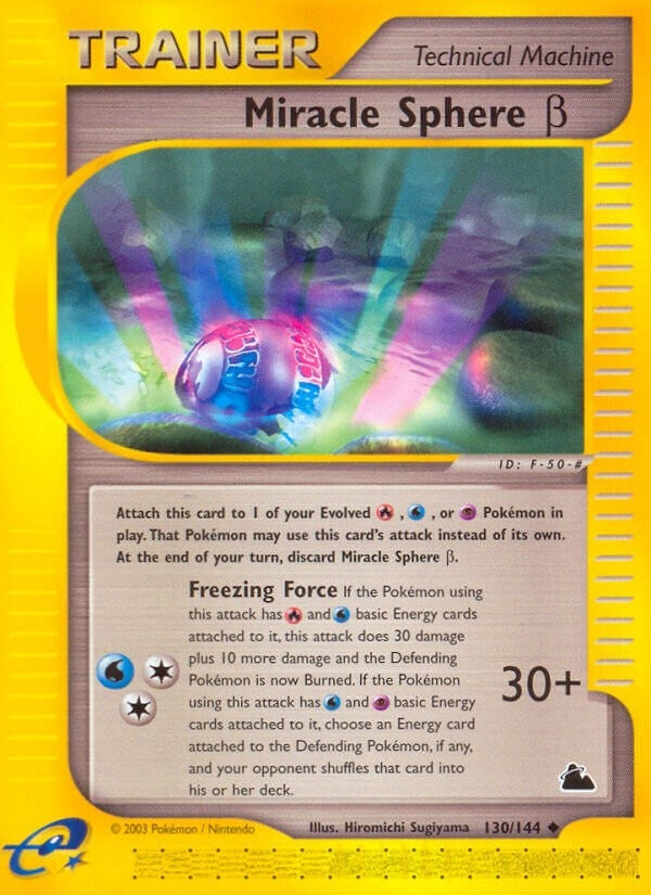 Image for Miracle Sphere Beta (130/144) (Skyridge) - Pokemon
