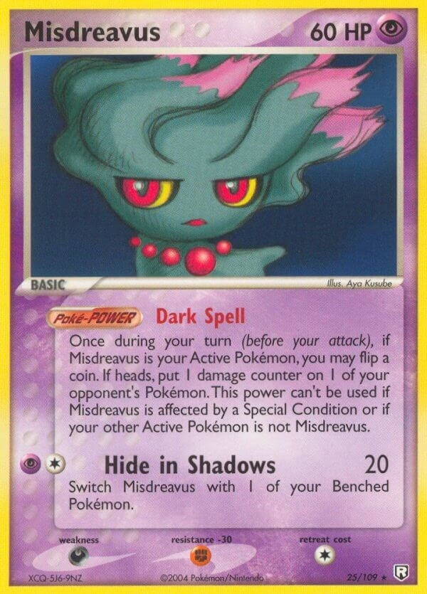 Image for Misdreavus (25/109) (Team Rocket Returns) - Pokemon