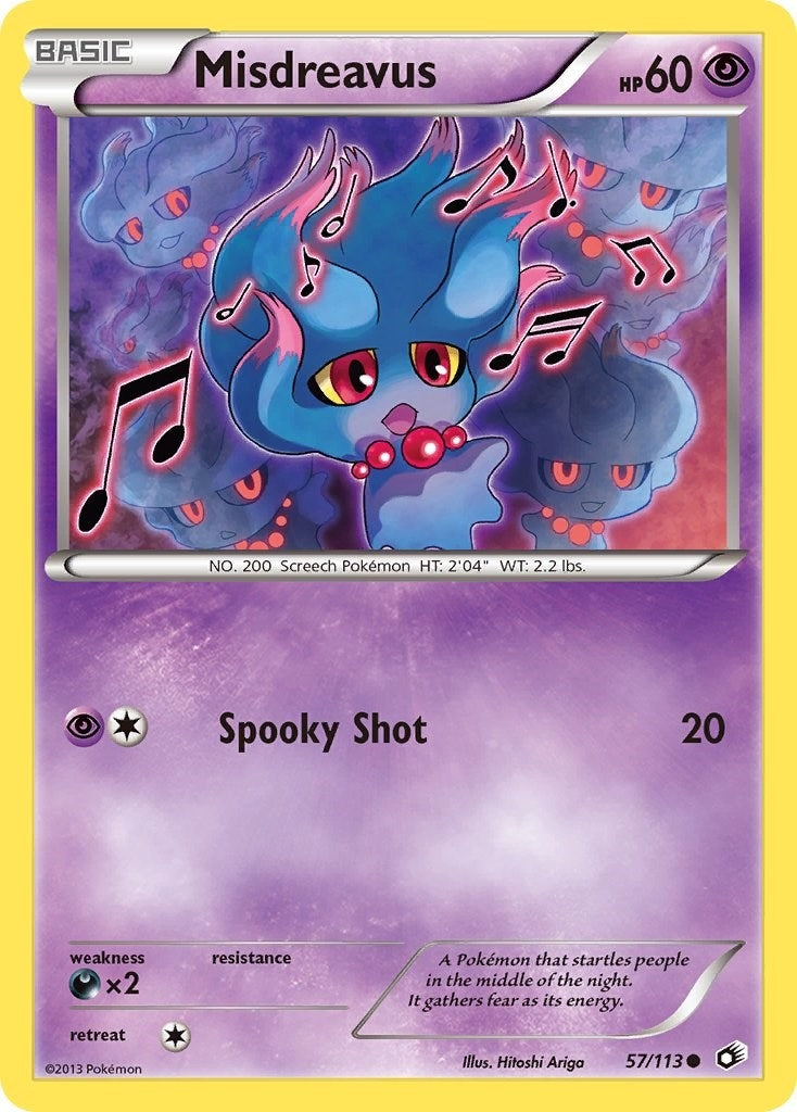 Image for Misdreavus (57/113) (Legendary Treasures) - Pokemon