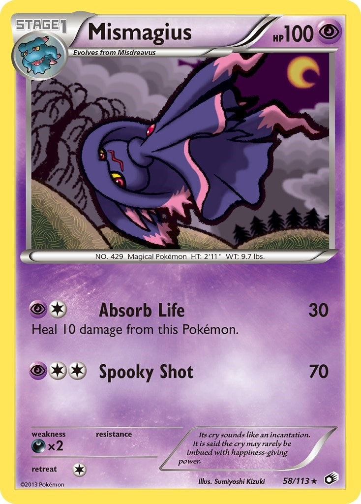 Image for Mismagius (58/113) (Legendary Treasures) - Pokemon