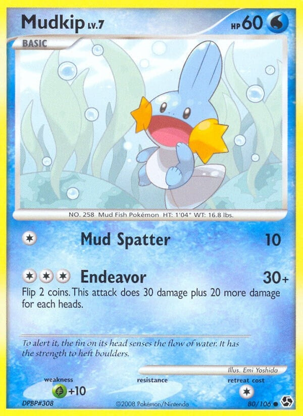Image for Mudkip (80/106) (Great Encounters) - Pokemon