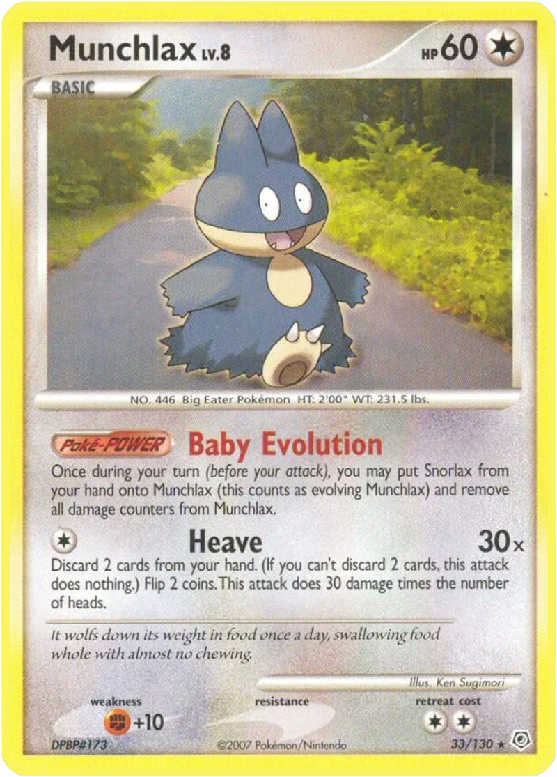 Image for Munchlax (33/130) (Diamond and Pearl) - Pokemon