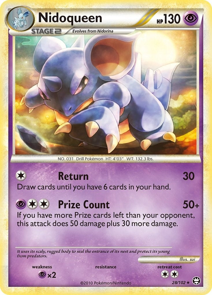 Image for Nidoqueen (28/102) (Triumphant) - Pokemon