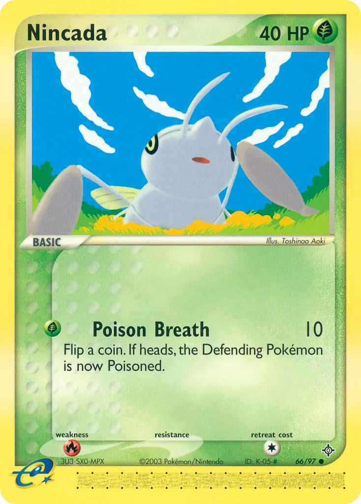 Image for Nincada (66/97) (Dragon) - Pokemon